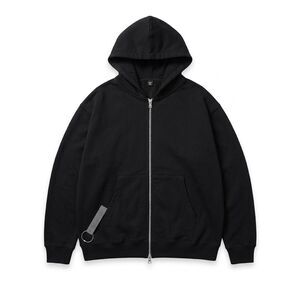 Ananke Black Heavyweight Zip Hoodie XXL Oversized Boxy Streetwear NWOT
